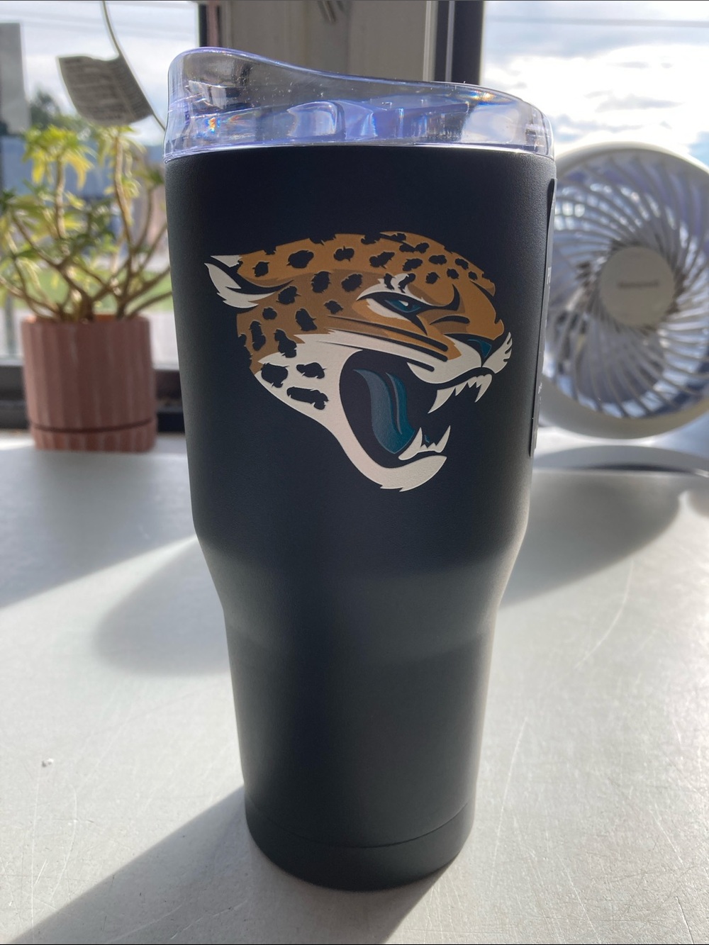 Jacksonville Jaguars Black 30oz Travel Tumbler